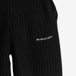 MKI Chunky Rib Knit Wide Leg Joggers