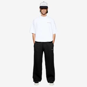 MKI Chunky Rib Knit Wide Leg Joggers