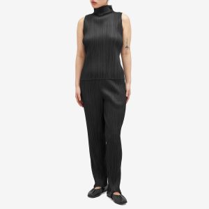 Pleats Please Issey Miyake Basics Pleats Straight Trousers