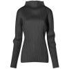 Pleats Please Issey Miyake Basics Pleats Roll Neck Long Slee