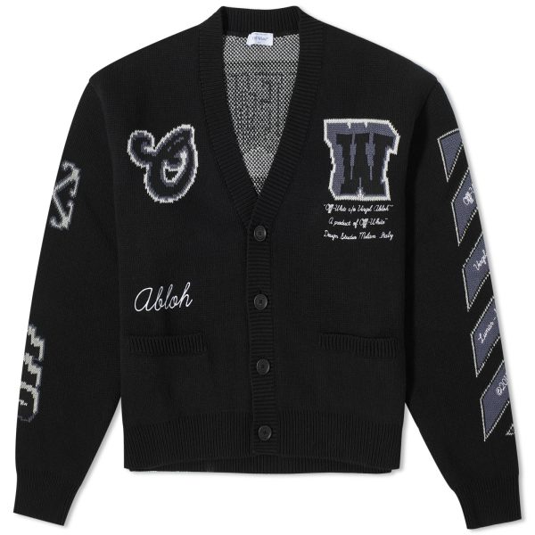 Off-White Moon Varsity Cardigan