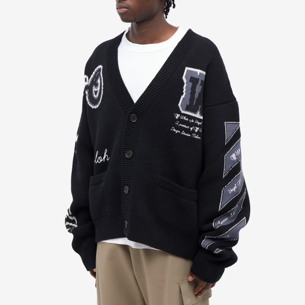 Off-White Moon Varsity Cardigan