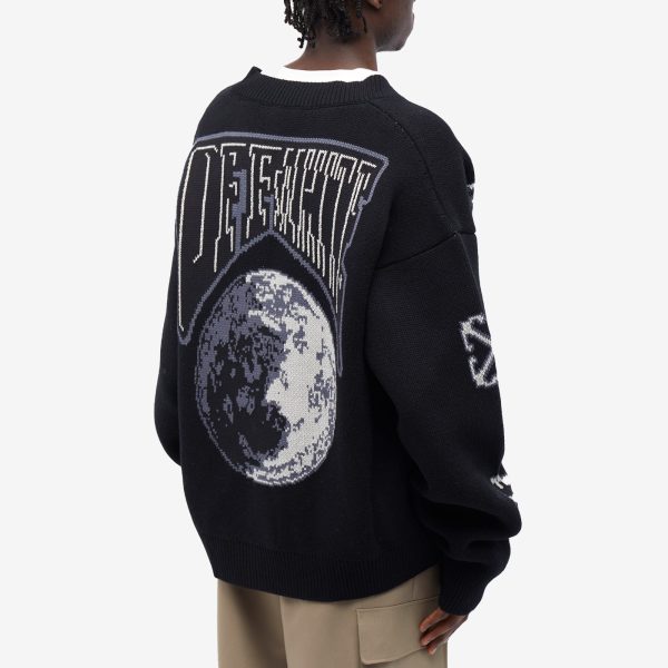 Off-White Moon Varsity Cardigan