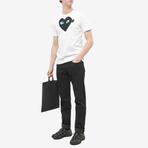 Comme des Garcons Play Double Heart Logo T-Shirt