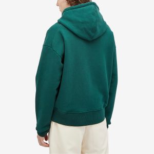 about:blank Stacked Logo Zip Hoodie