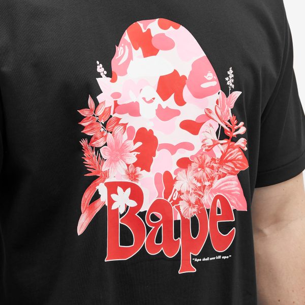 A Bathing Ape Flora Ape Head T-Shirt