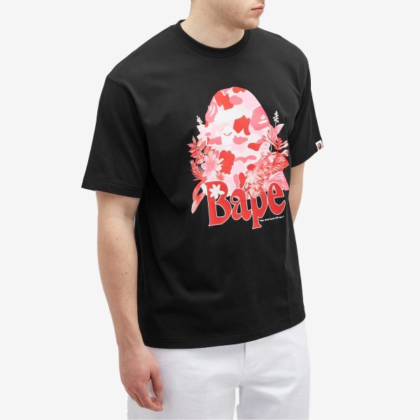 A Bathing Ape Flora Ape Head T-Shirt