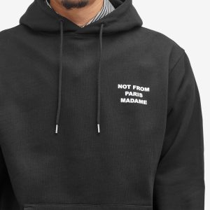 Drôle de Monsieur Not Form Paris Madame Slogan Hoodie