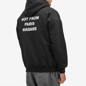 Drôle de Monsieur Not Form Paris Madame Slogan Hoodie