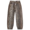 GANNI Leopard Stary Denim Jeans