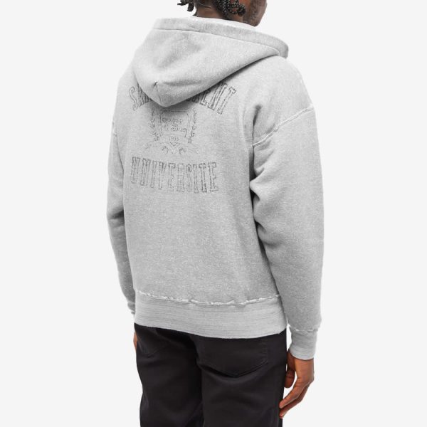 Saint Laurent Distressed Hoodie