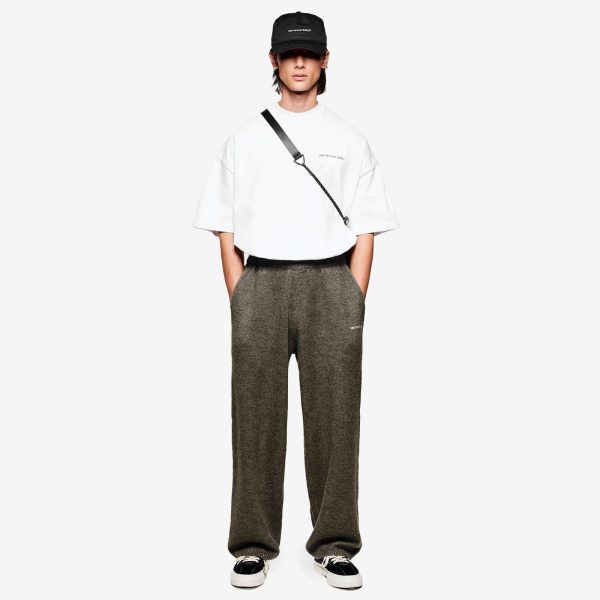 MKI Mohair Blend Knit Wide Leg Joggers