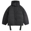 GANNI Tech Seersucker Oversized Puffer Jacket