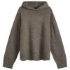 MKI Mohair Blend Knit Hoodie