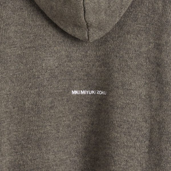 MKI Mohair Blend Knit Hoodie