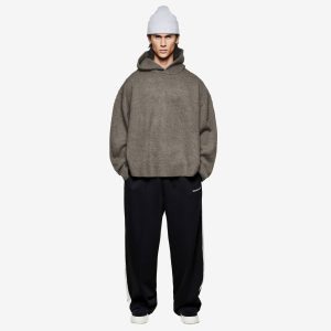 MKI Mohair Blend Knit Hoodie