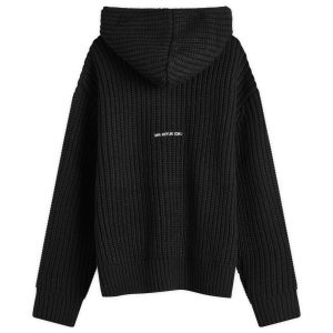 MKI Chunky Rib Knit Hoodie