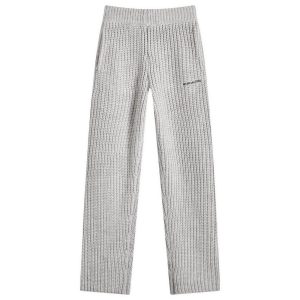 MKI Chunky Rib Knit Wide Leg Joggers