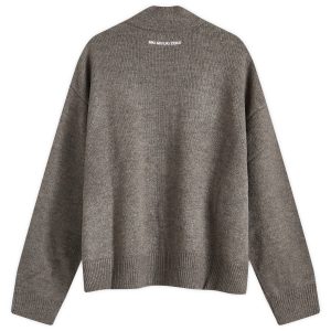 MKI Mohair Blend Knit Track Jacket