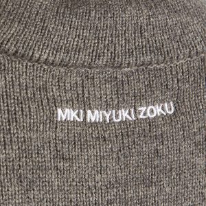 MKI Mohair Blend Knit Track Jacket