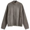 MKI Mohair Blend Knit Track Jacket