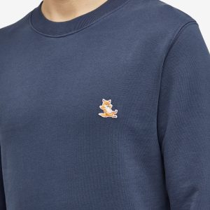 Maison Kitsune Chillax Fox Patch Crew Sweat