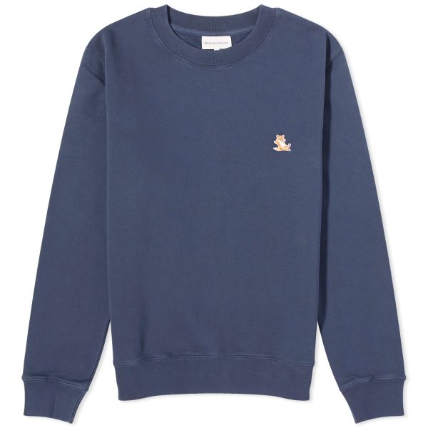 Maison Kitsune Chillax Fox Patch Crew Sweat