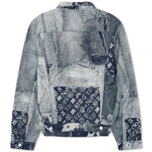 Aries Patchwork Jacquard Trucker Jacket