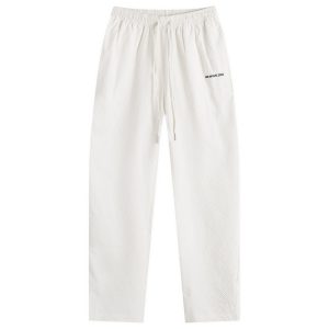 MKI Seersucker Drawstring Trousers