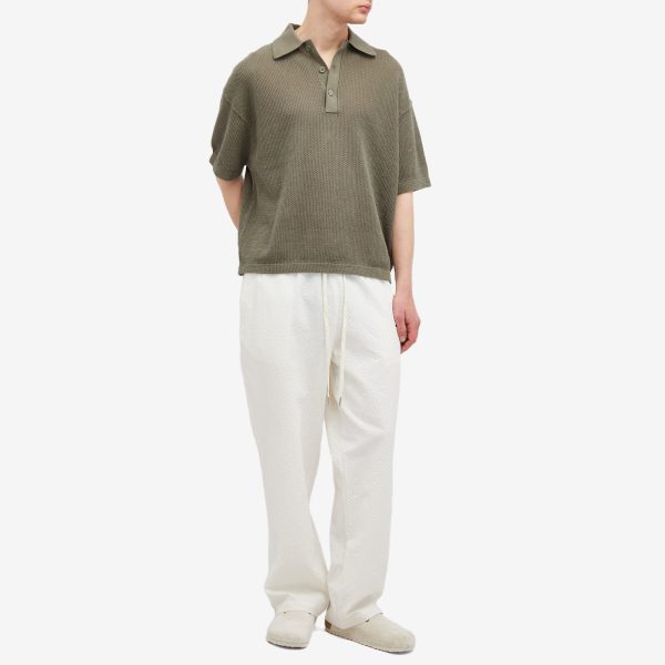 MKI Seersucker Drawstring Trousers