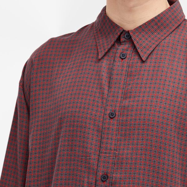 Balenciaga Fluid Micro Check Shirt