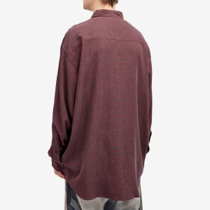 Balenciaga Fluid Micro Check Shirt