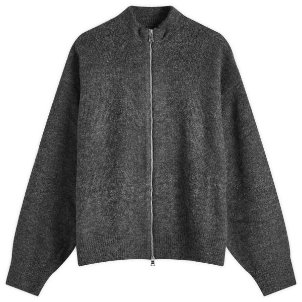 MKI Mohair Blend Knit Track Jacket