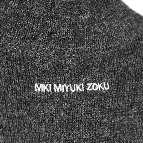 MKI Mohair Blend Knit Track Jacket