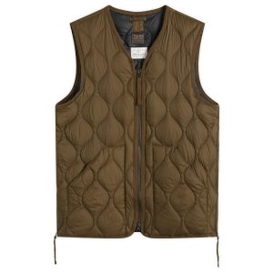 Taion Military V-Neck Zip Soft Shell Down Vest