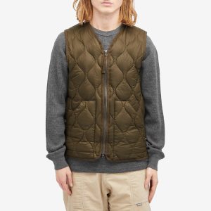 Taion Military V-Neck Zip Soft Shell Down Vest