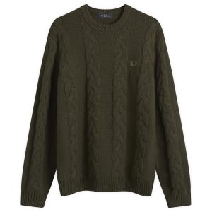 Fred Perry Chunky Cable Knit Jumper