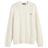 Fred Perry Chunky Cable Knit Jumper