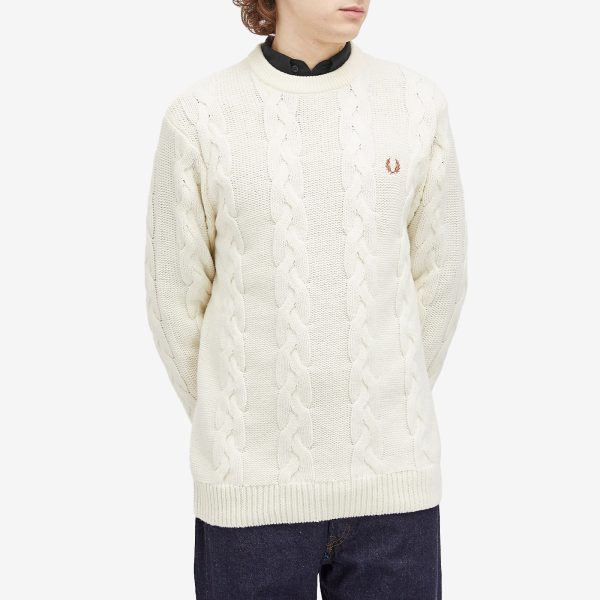 Fred Perry Chunky Cable Knit Jumper