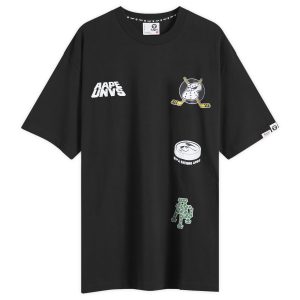 AAPE Hockey Logos T-Shirt