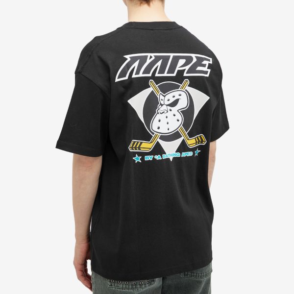 AAPE Hockey Logos T-Shirt