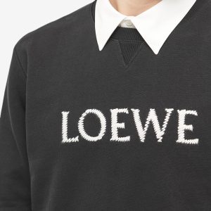 Loewe Embroidered Crew Sweat