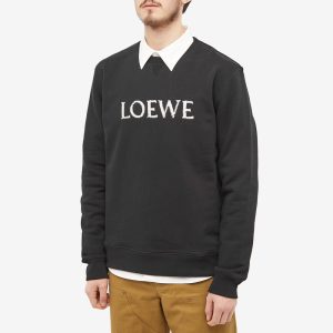 Loewe Embroidered Crew Sweat