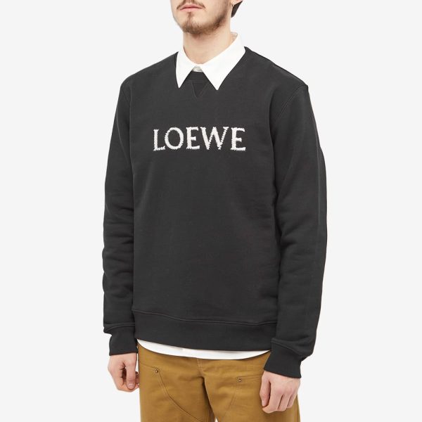 Loewe Embroidered Crew Sweat