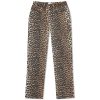 GANNI Leopard Print Flare Jeans