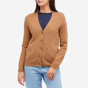 A.P.C. Louisa Logo Knitted Cardigan