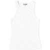 Ganni Soft Cotton Rib Tank Top