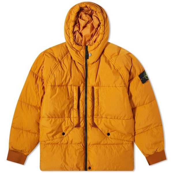 Stone Island Crinkle Reps Hooded Down Jacket