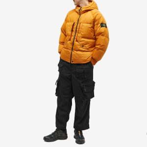 Stone Island Crinkle Reps Hooded Down Jacket