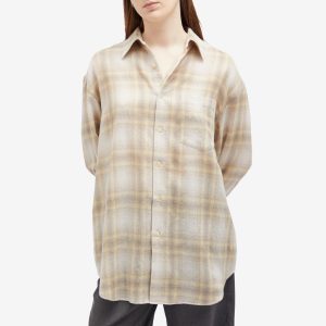 Auralee Airy Wool Check Shirt